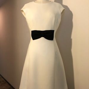 Stretch Crepe Bow Dress